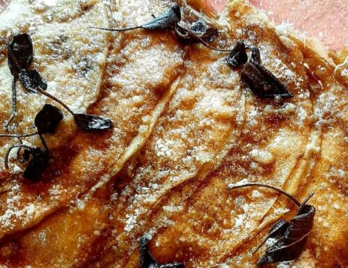 Crespelle alla zucca bertagnina, tipica di Dorno