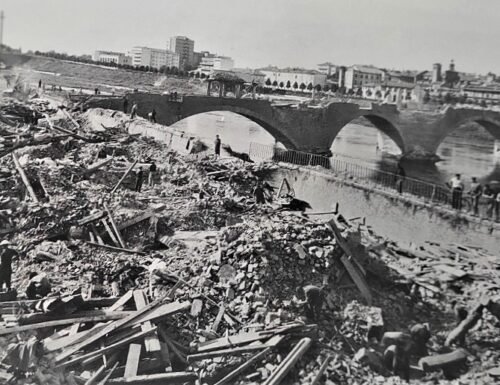 Quando le bombe distrussero un'arcata del Ponte Coperto e Pavia sembrava in ginocchio