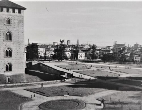 Castello Visconteo, anni Trenta: comincia a prendere forma il giardino all'italiana