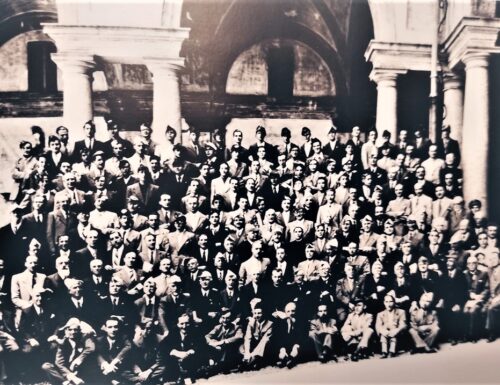 Gli ex alunni del Collegio Borromeo si ritrovano nel 1938 in onore di San Carlo, loro protettore