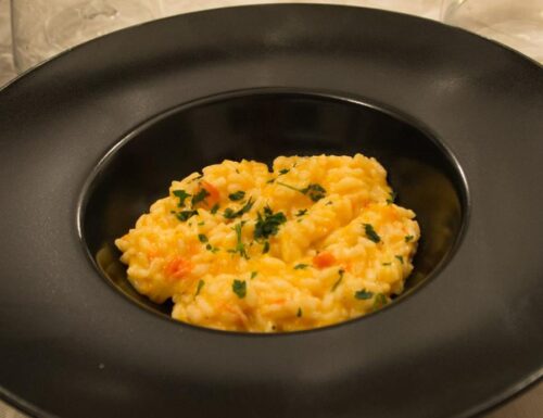 Risotto alla vogherese con peperoni