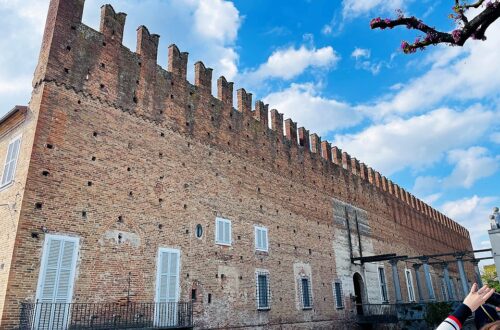 Castello di Belgioioso, sulla sua facciata le tracce dei secoli