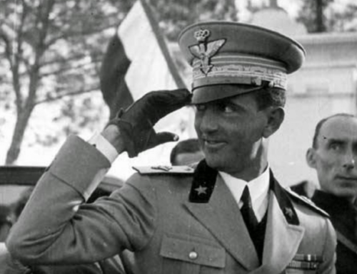 Umberto II di Savoia, principe di Piemonte, visita Pavia