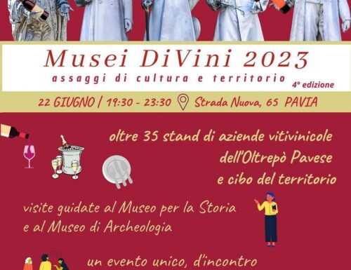 “Musei DiVini: assaggi di cultura e territorio” all'Università di Pavia