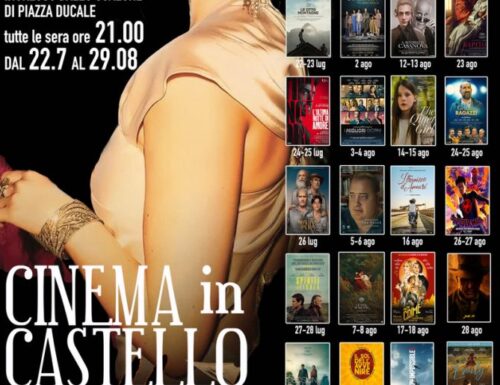 Cinema in Castello, a Vigevano da fine luglio il cortile del castello diventa un cinema all'aperto