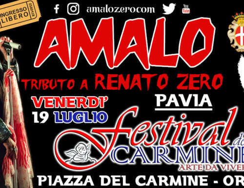 Festival del Carmine: "AMALO - Tributo a RENATO ZERO"