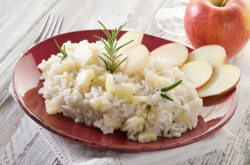 Mele per ricette salate? Ecco un ottimo risotto