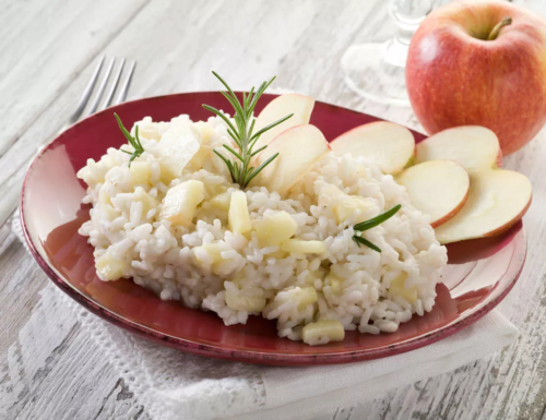 Mele per ricette salate? Ecco un ottimo risotto