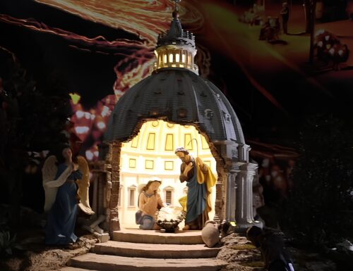 A Garlasco un presepe da non perdere: c'è anche la Cupola di San Pietro come Simbolo del Giubileo