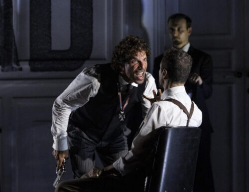 Luca Bizzarri e Francesco Montanari in "Il medico dei maiali" al Teatro Carbonetti