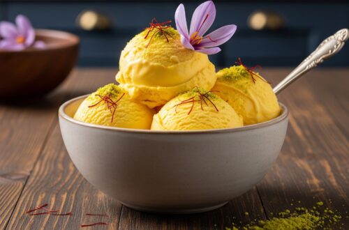Gelato allo zafferano d'Oltrepò