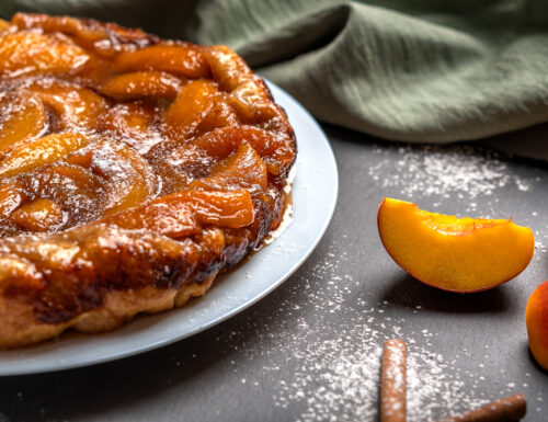 Tarte tatin di pesche